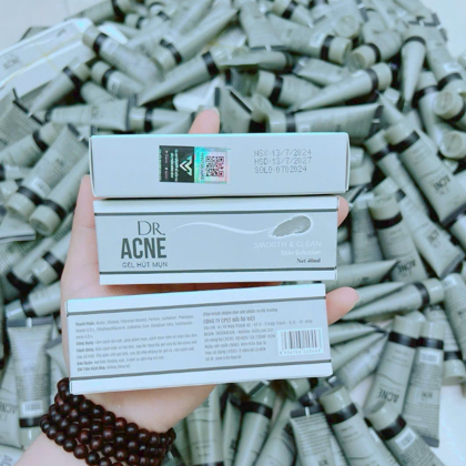 Gel Lột Mụn Đầu Đen Dr.Acne Smooth & Clean 40ml để mụn đầu đen không còn phải là nỗi lo