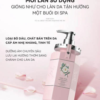 Điểm nổi bật của sữa tắm trắng da hoa trà Weilaiya