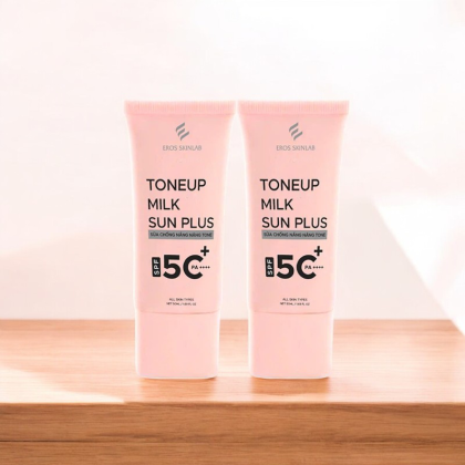 Kem Chống Nắng Eros Skinlab Tone Up White Milk Sunplus SPF 50+ PA++++ 50ml