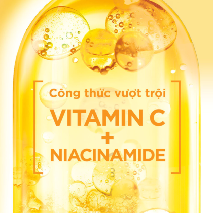 Nước Tẩy Trang Garnier Vitamin C Làm Sáng Da Micellar Cleansing Water Vitamin C 400ml
