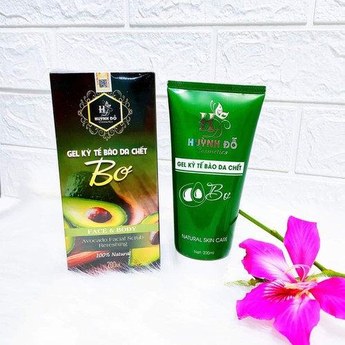 Gel Kỳ Tế Bào Da Chết Bơ Cho Mặt Và Body 200ml