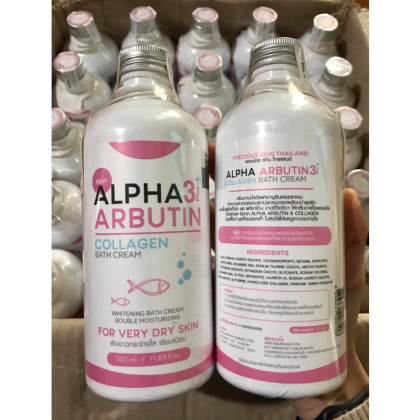 Sữa Tắm Trắng Da Alpha Arbutin 3Plus+ Precious Skin Collagen Bath Cream