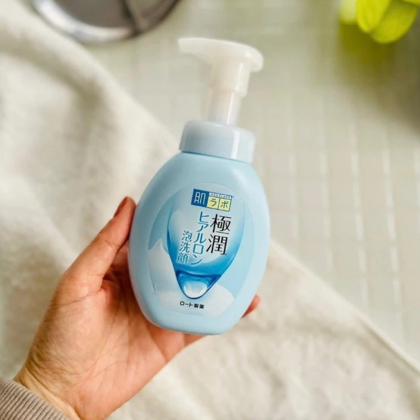 Sữa Rửa Mặt Tạo Bọt Hada Labo Gokujyun Hatomugi Bubble Face Wash 160ml