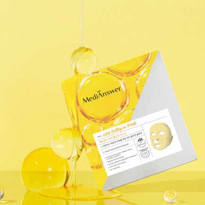 Mặt Nạ MediAnswer Vita Collagen Mask Mặt Nạ Thạch Hỗ Trợ Dưỡng Trắng Giảm Nếp Nhăn