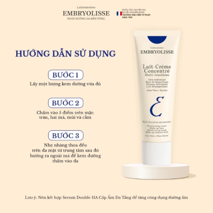 Sữa Dưỡng Ẩm Siêu Phục Hồi Da Embryolisse Lait Creme Concentre 75ml