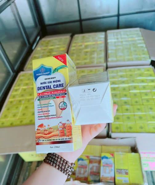 Nước Súc Miệng Dental Care Nha Khoa Doctor Beauty 250ml Giúp bảo vệ lợi  chắc chân răng