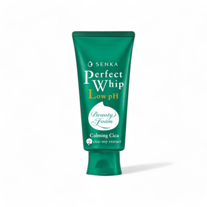 Sữa Rửa Mặt Senka Perfect Whip Low pH Calming Cica Cho Da Nhạy Cảm Chai 100g