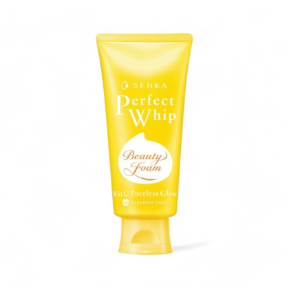 Sữa Rửa Mặt Senka Perfect Whip Vitamin C Màu Vàng Sáng Mịn Mờ Thâm 100g