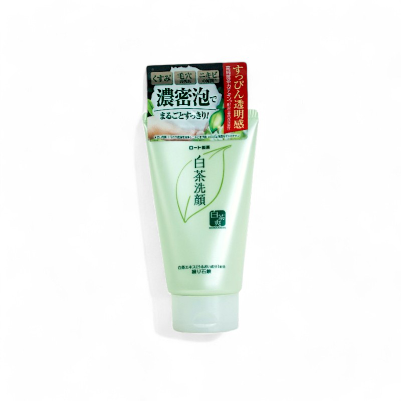 Sữa Rửa Mặt Trà xanh Rohto Shirochasou 120g dưỡng ẩm an toàn cho mọi loại da và cực kỳ hiệu quả