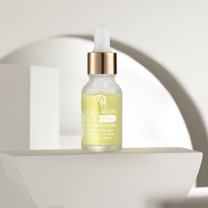 Serum Nám Collagen X3 TN - Serum Đông Trùng Hạ Thảo X3 Mỹ Phẩm Đông Anh Nguyễn Huỳnh Như