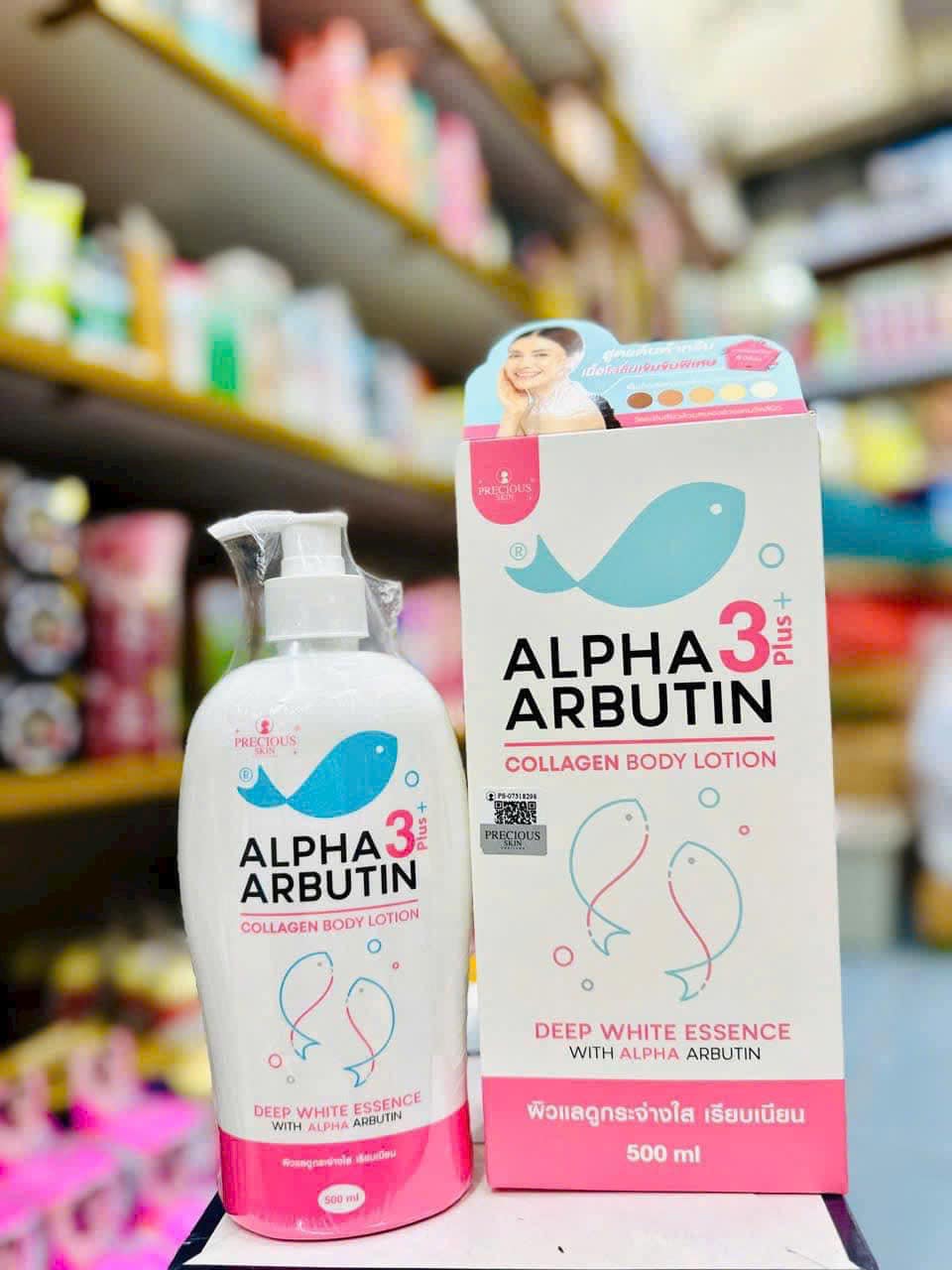 Sữa Dưỡng Thể Alpha Arbutin Collagen Lotion Dưỡng Trắng Da 500ml