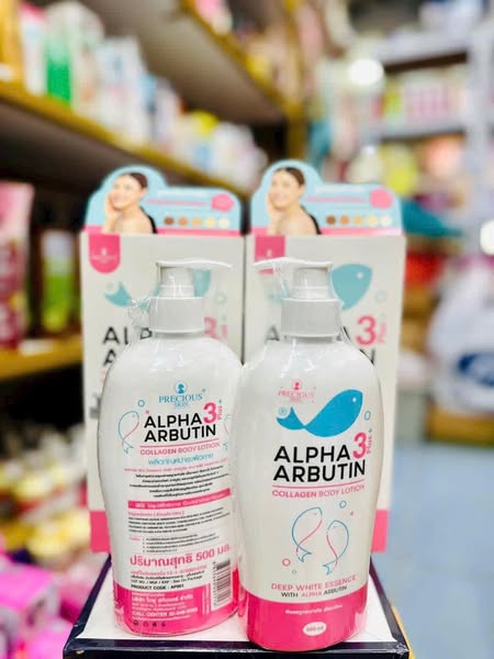 Sữa Dưỡng Thể Alpha Arbutin Collagen Lotion Dưỡng Trắng Da 500ml