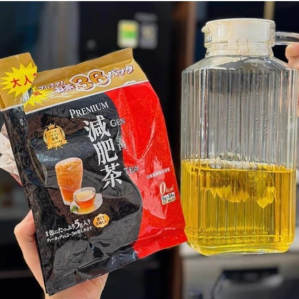 Trà Thảo Mộc Giảm Cân Premium Genpi Tea Nhật Bản 36 Túi Lọc - Tặng Trà Thảo Mộc Mini