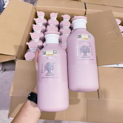 Dầu gội xả hấp dầu dưỡng tóc Biotin collagen essence pink 500ml
