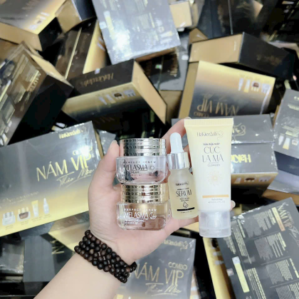 Combo Kem Face Nám Vip Thảo Mộc Hà Kiều Anh Hỗ Trợ Da Nám