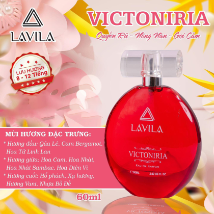 Nước Hoa Nữ Lavila Victory 60ml phong cách Quyến Rũ  Nồng Nàn  Gợi Cảm
