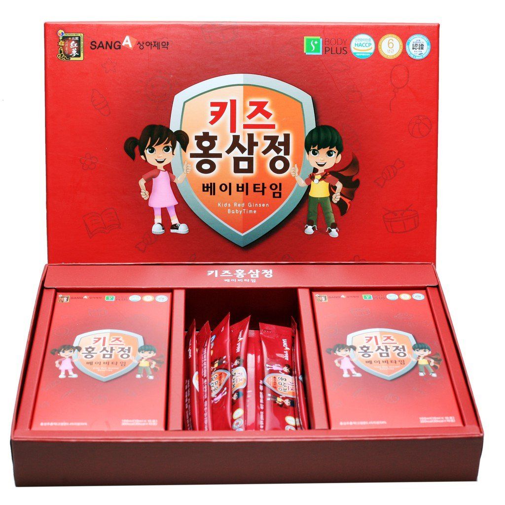 Hộp 30 Gói Nước Uống Hồng Sâm Baby Sanga Hàn Quốc