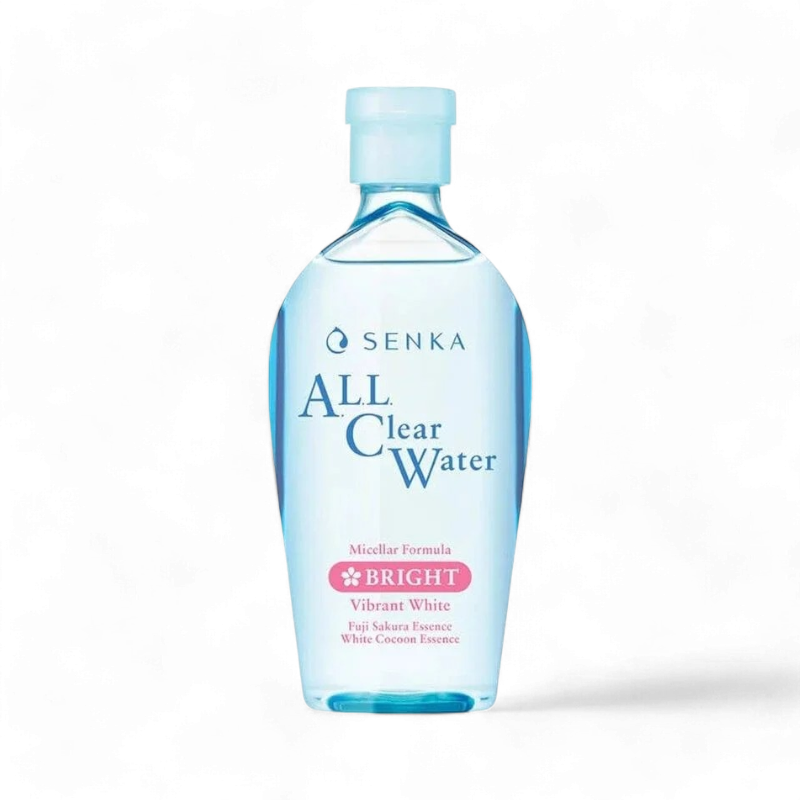 Nước Tẩy Trang Senka All Clear Micellar Bright Màu Hồng giúp vừa làm sạch nhẹ nhàng và giảm lực ma sát hạn chế tổn thương da
