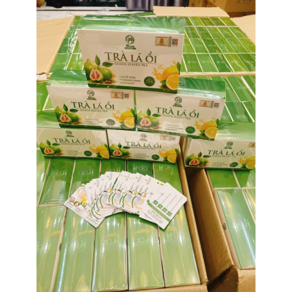 Trà Là Ổi Hỗ Trợ Giảm Mỡ Tăng Cường sức đề kháng Guava Leav Tea Maria Pharma