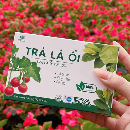 Công DụngTrà Lá Ổi Hỗ Trợ Giảm Cân Mychi Hộp 30 gói