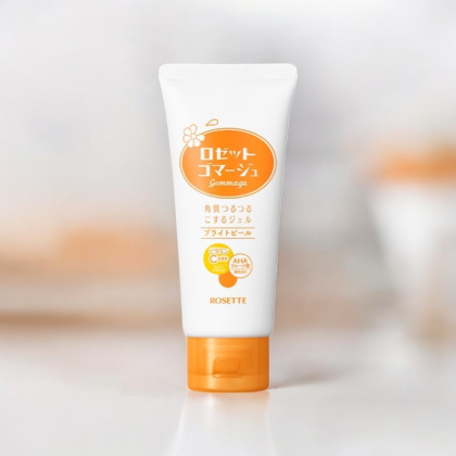Tẩy Tế Bào Chết Rosette Màu Cam Gommage Bright Peel Gel Cho Da Thường Xỉn Màu 120g