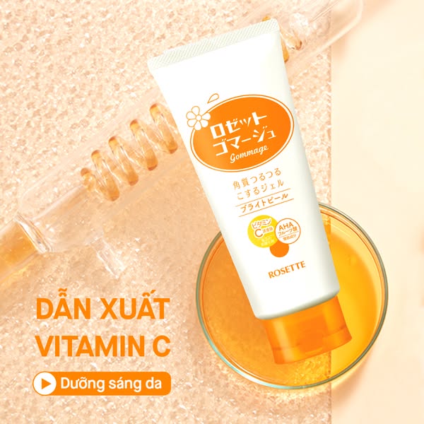 Rosette Tẩy tế bào chết dưỡng sáng da Gommage Bright Peel 180g