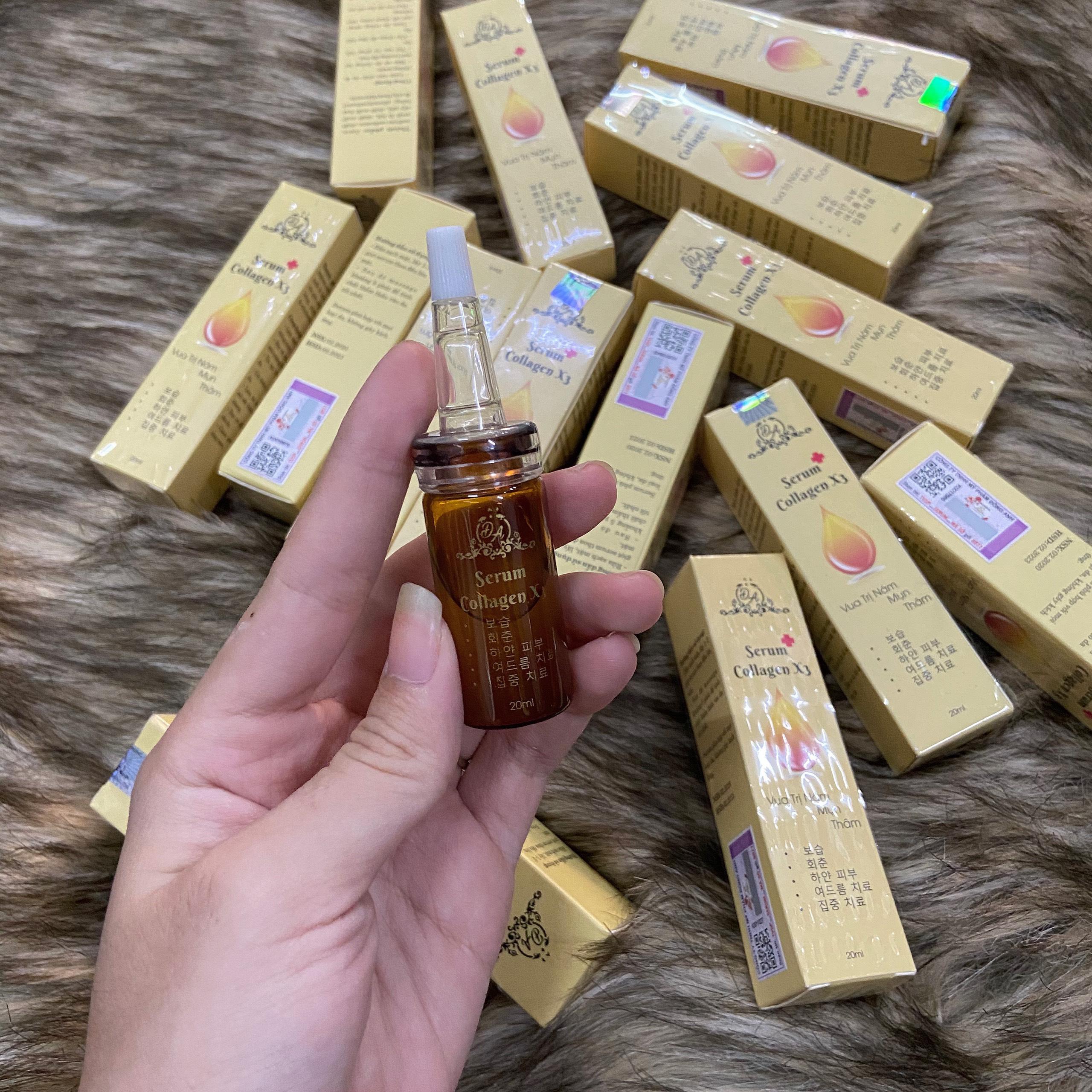 Serum collagen x3 có công dụng gì?