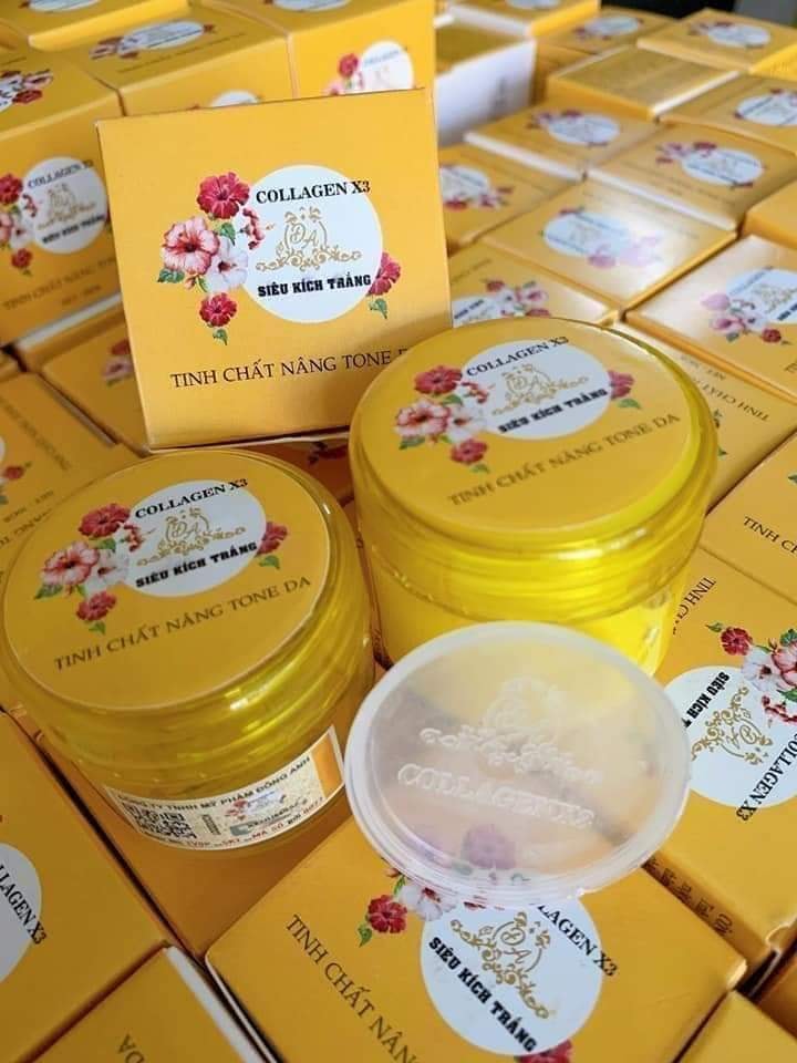 Siêu kích trắng Collagen X3 chính hãng mỹ phẩm Đông Anh