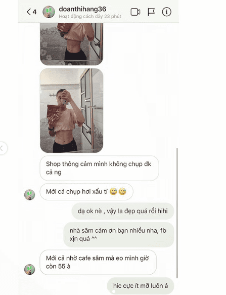 Feedback của khách iu sau khỉ sử dụng Ginseng