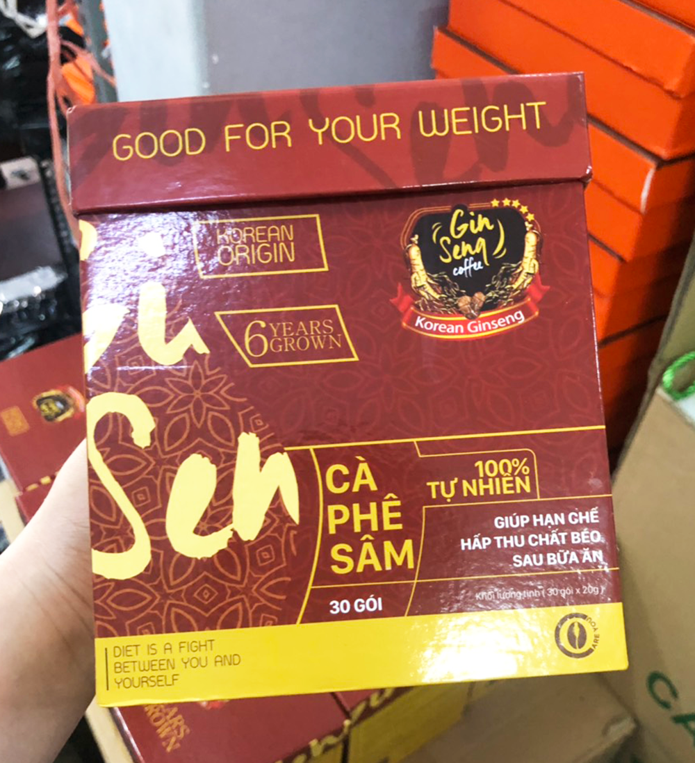 Cafe Sâm Đào Thải Chất Béo GinSeng