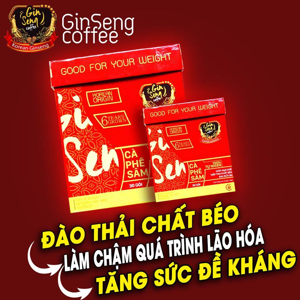 Cafe Sâm Đào Thải Chất Béo GinSeng