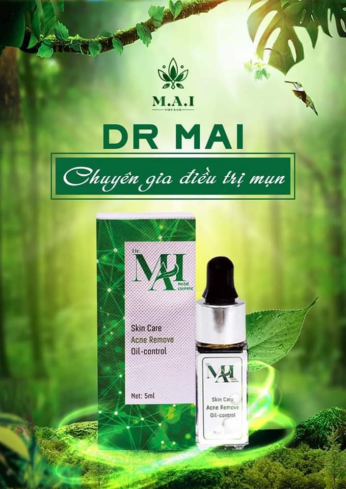 Đặc tính của DR.MAI là gom cồi, khô cồi &amp; đẩy nhân mụn lên trên bề mặt da