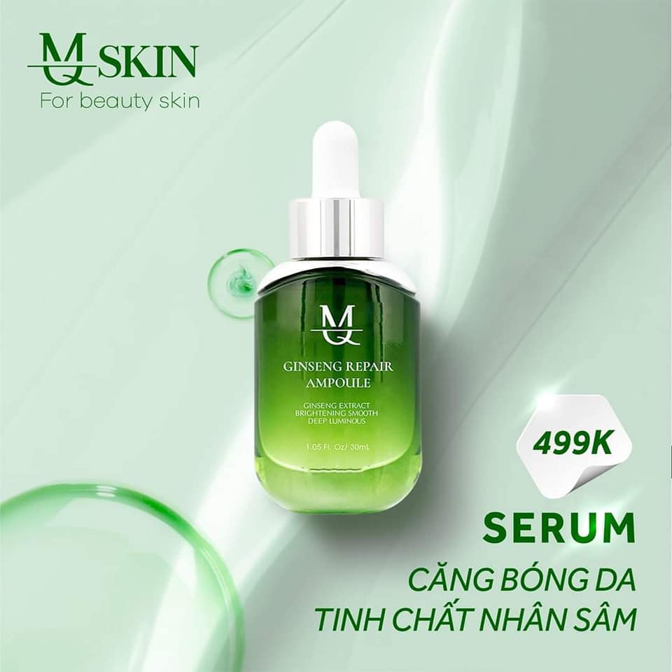 Da căng mịn - mặt mộc vẫn xinh với Serum căng bóng da MQ Skin