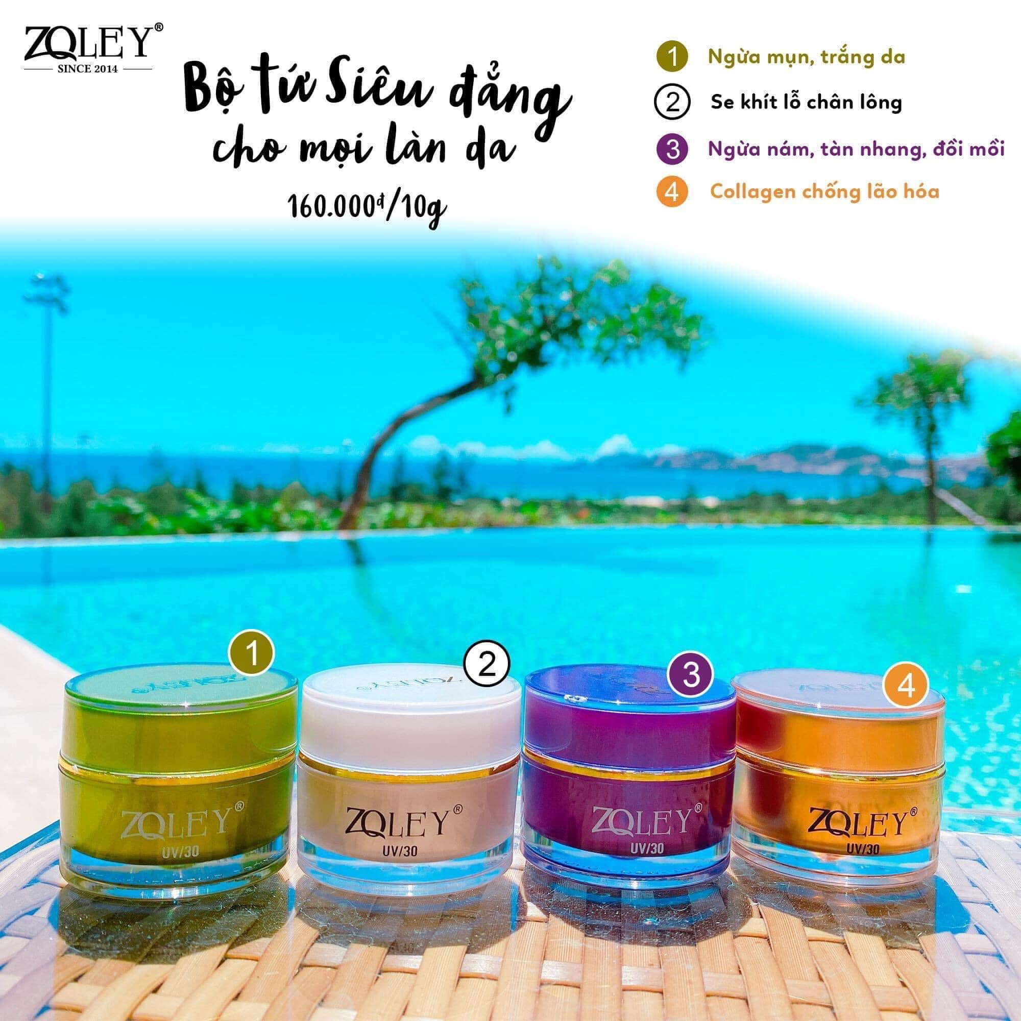 Kem Face Zoley Tím chuyên trị nám, tàn ngang, đồi mồi và giảm nhăn da