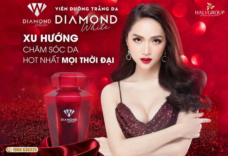 Viên uống trắng da Ngọc Trinh Diamond White chính hãng - viên uống trắng da hiệu quả nhất hiện nay