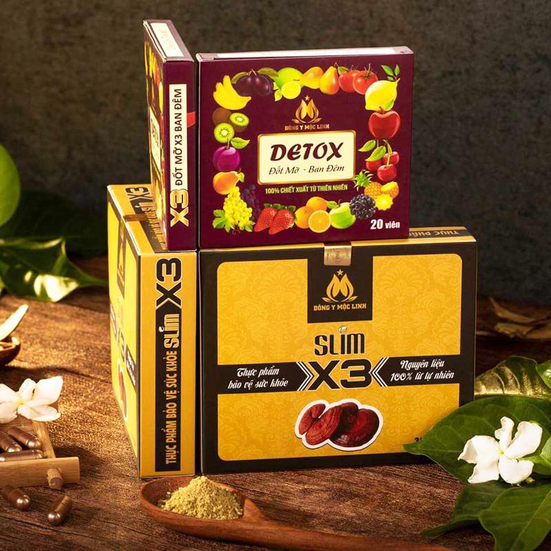 Giảm cân Slim X3 chính hãng Đông Y Mộc Linh