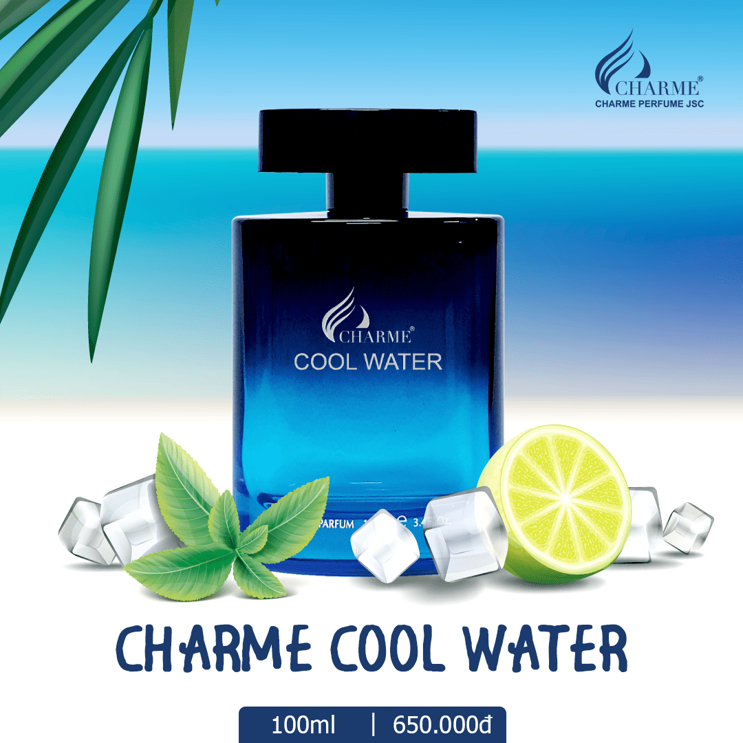 NƯỚC HOA NAM Charme Cool Water - “KOOL-QUÁ-CƠ”