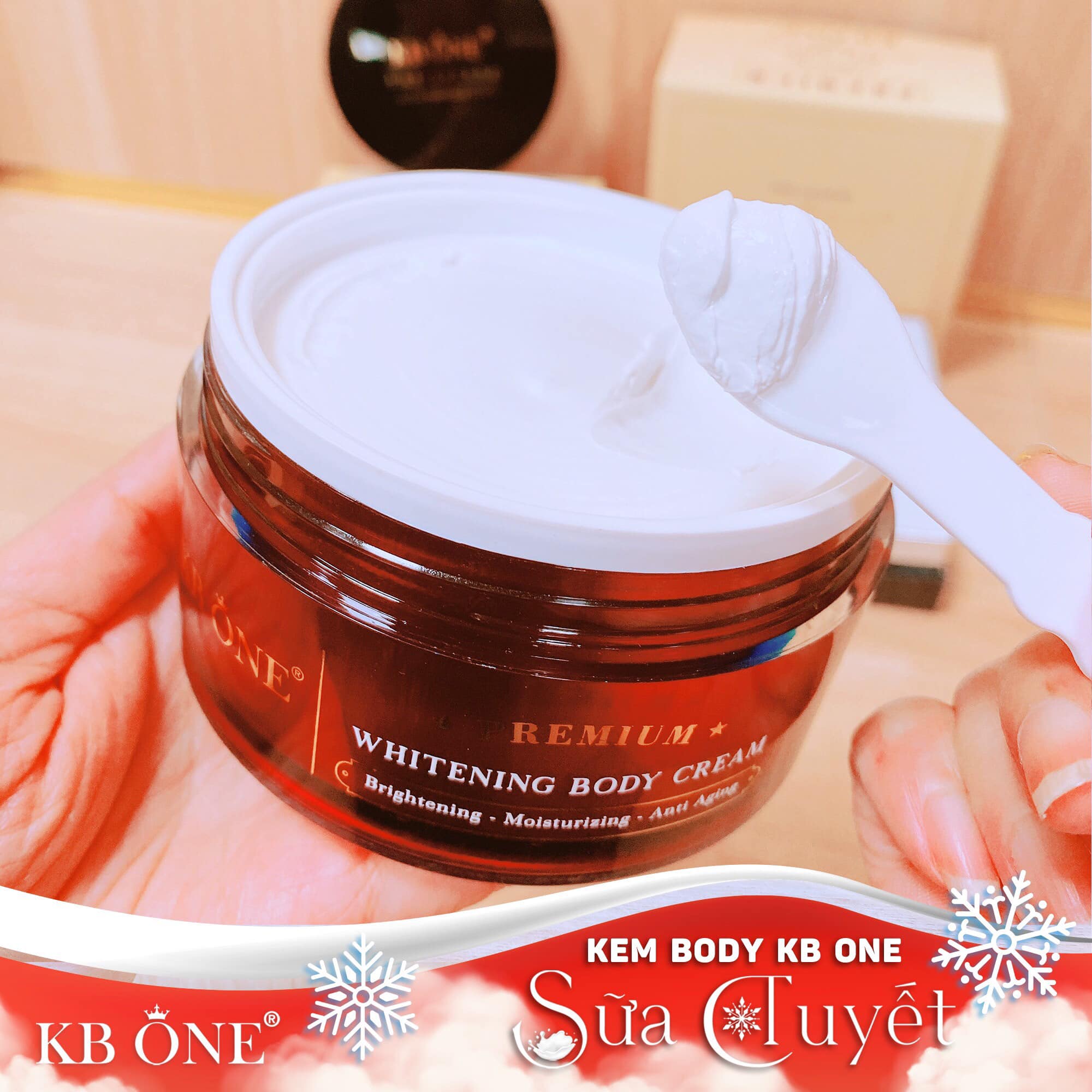 Kem body sữa tuyết KBONE