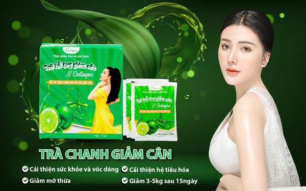 Detox Chanh hỗ trợ G.i.ả.m C.â.n N Collagen chính hãng