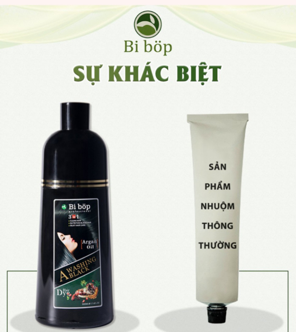 Dầu gội phủ bạc Bi Bop chính hãng