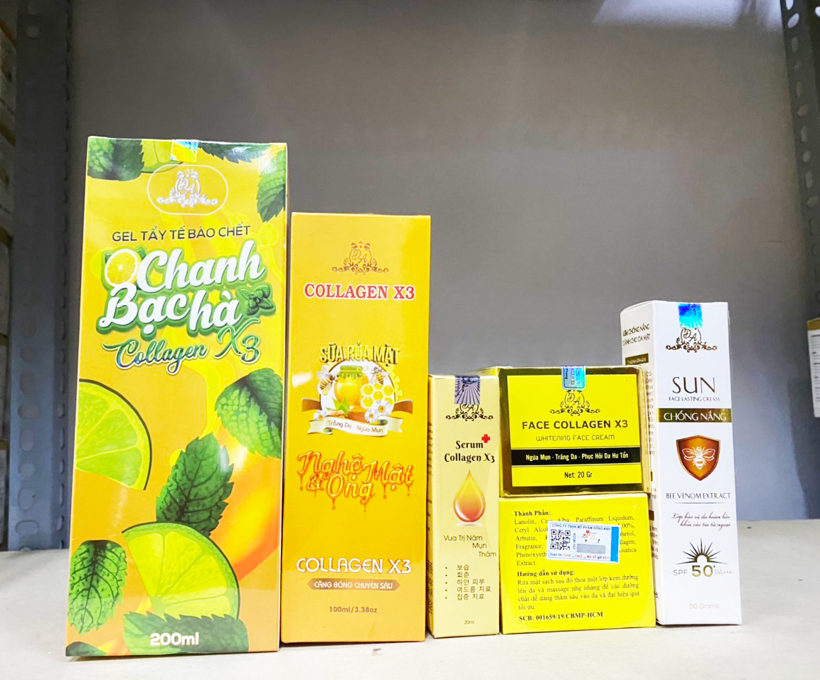 Trọn bộ sản phẩm công ty mỹ phẩm Đông Anh chính hãng