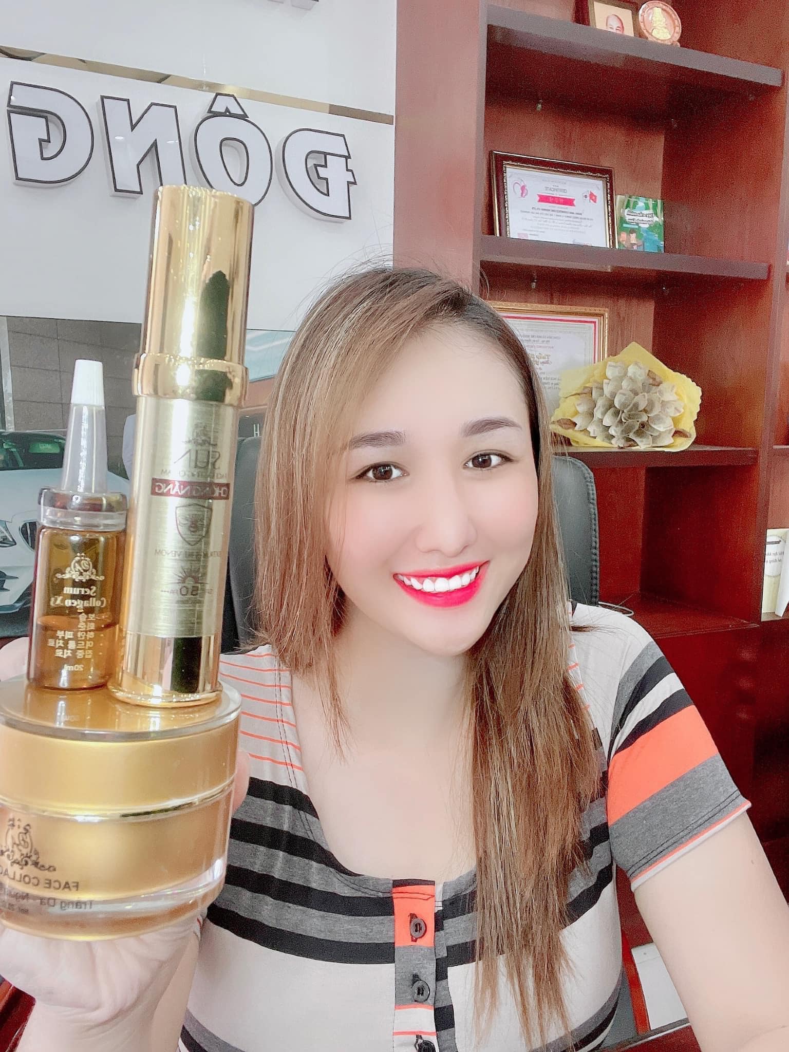 Combo Duỡng Da Trị Nám + Chống nắng Nọc Ong Collagen X3