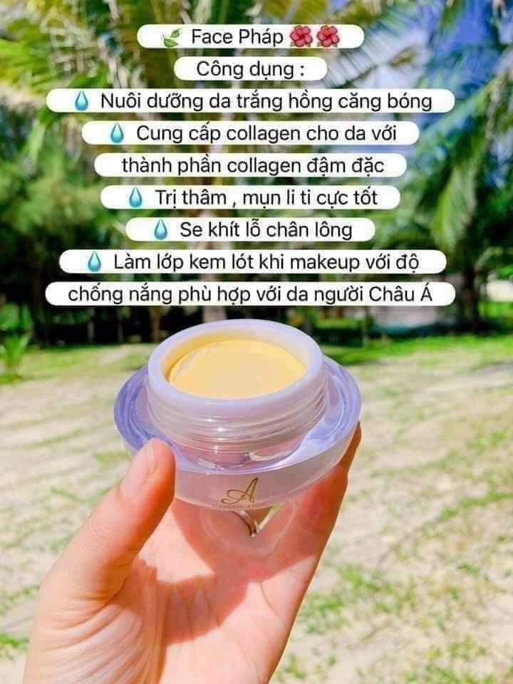 Sử dụng kem  face pháp A Cosmetics bí quyết để có làn da bóng mịn