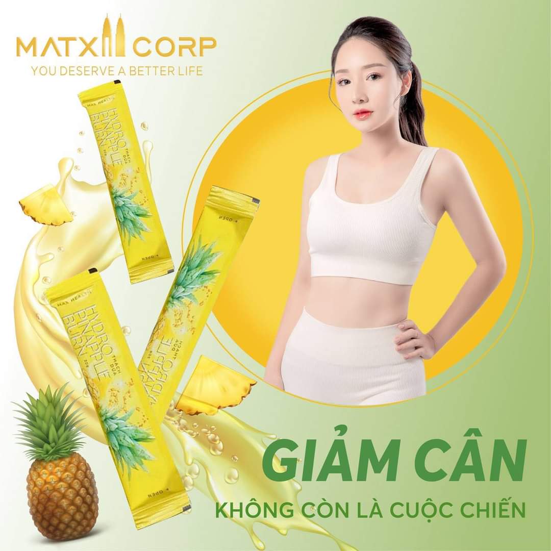 Giảm cân không còn là cuộc chiến với Thạch dứa Matxi Corp