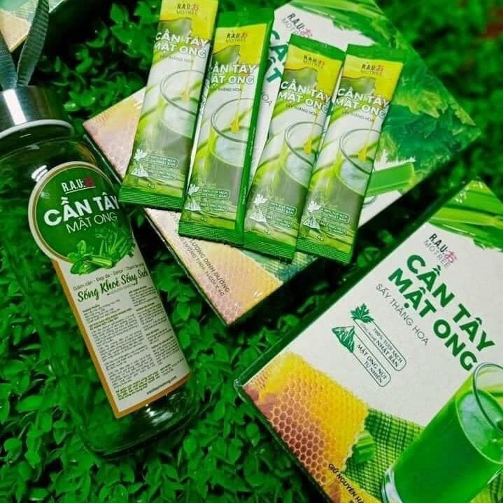 Không mất nước, chỉ giảm mỡ với cần tây mật ong