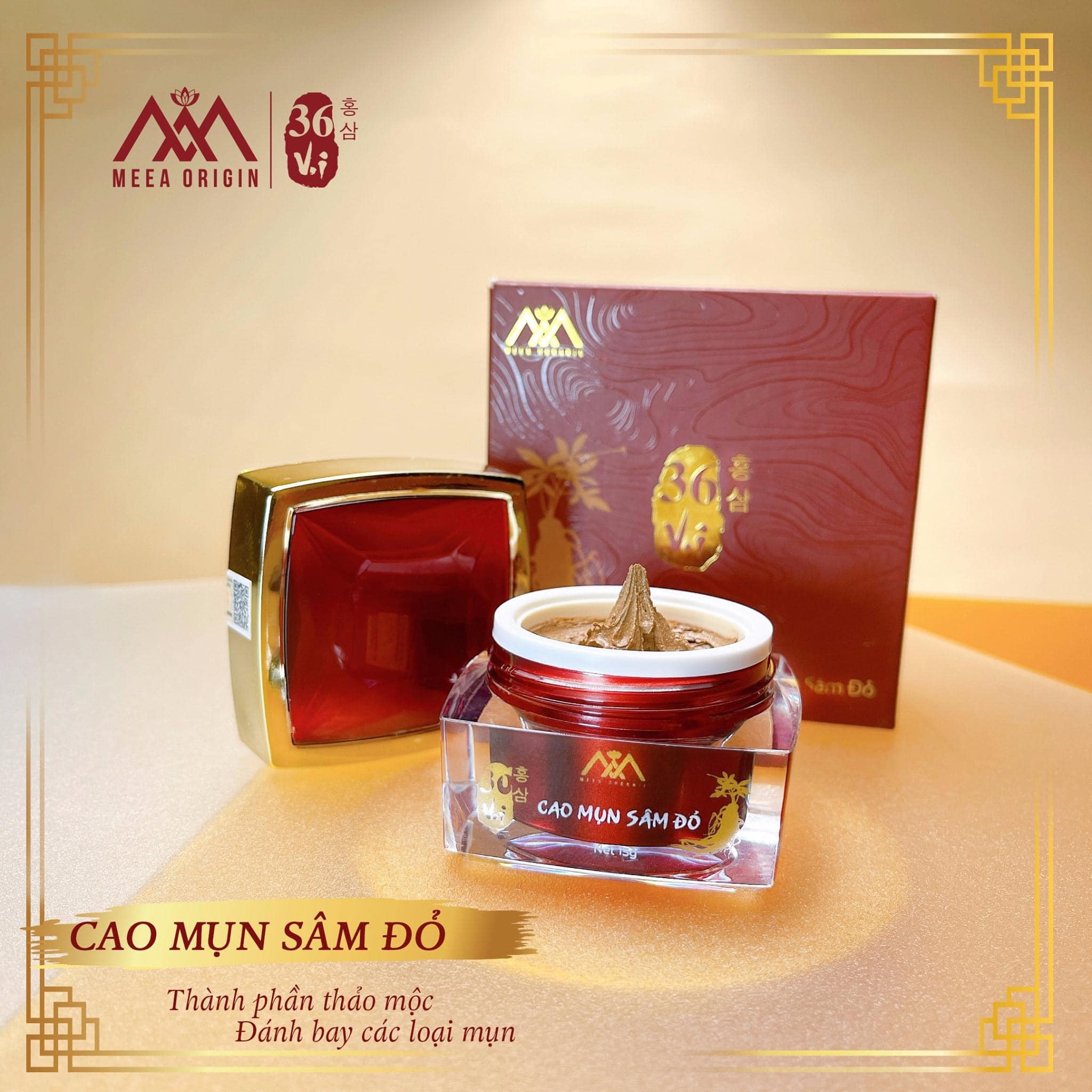 Muốn xinh phải có đồng minh CAO MỤN SÂM ĐỎ MEEA ORGANIC
