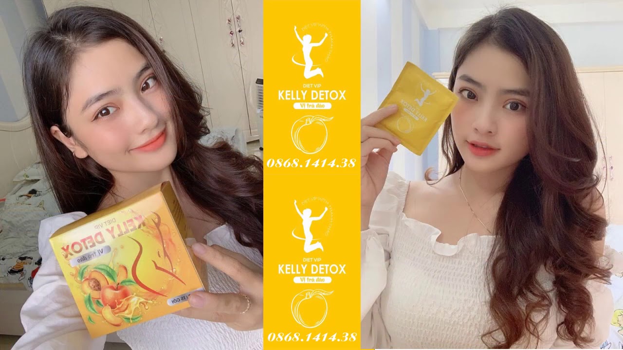 Trà đào giảm cân KELLY DETOX món quà sức khỏe từ thiên nhiên