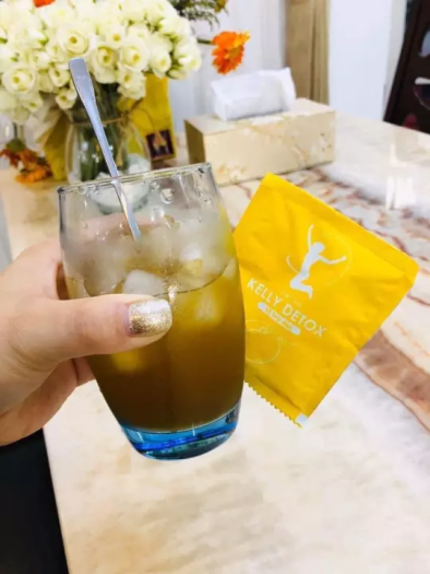 Không còn nỗi lo dư mỡ thừa với trà giảm cân vị đào KELLY DETOX