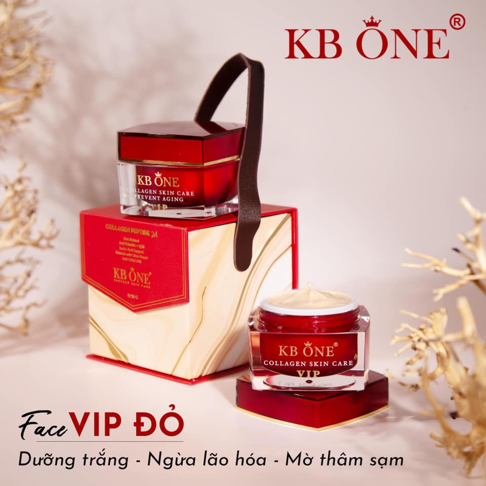 Kem Face Dưỡng Trắng Chống Lão Hóa Vip Đỏ Kb One