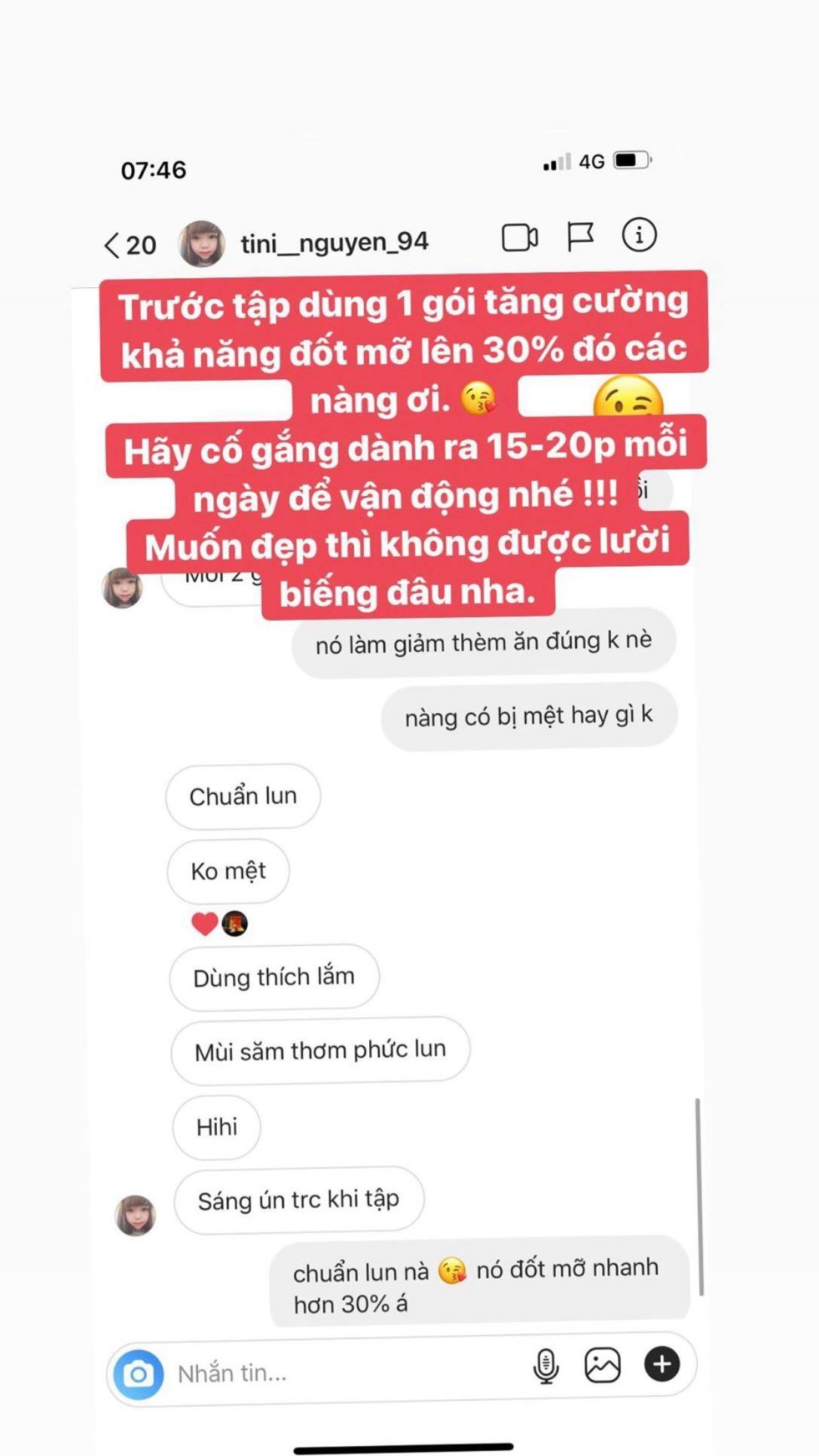 Lại là feedback xịn xò của khách nhà Sâm